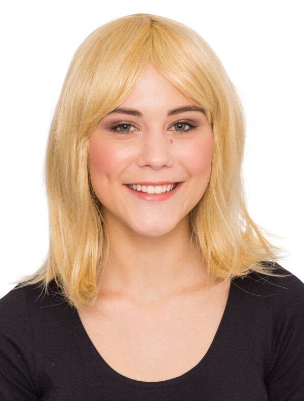 Kostümzubehör Kostümzubehör Perücke Vanessa schulterlang blond one size