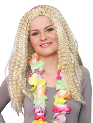 Kostümzubehör Kostümzubehör Perücke lang gewellt blond