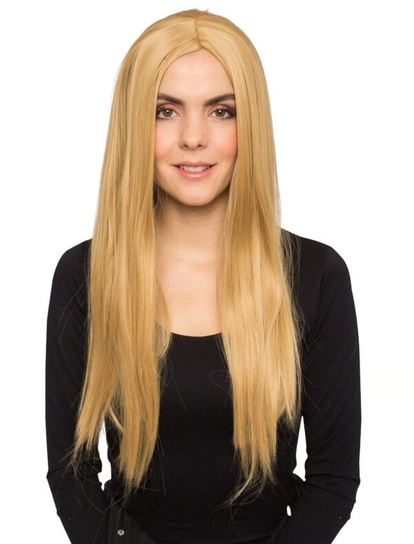 Kostümzubehör Kostümzubehör Perücke lang glatt blond one size