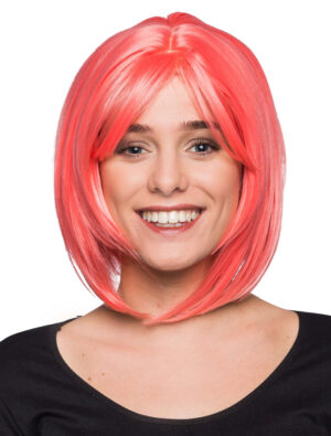 Kostümzubehör Kostümzubehör Perücke long Bob rot