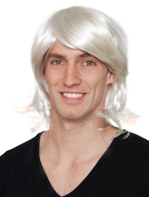 Kostümzubehör Kostümzubehör Perücke wellig kinnlang blond one size