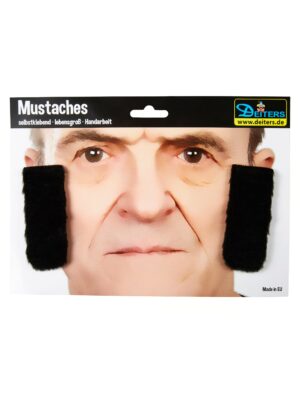 Kostümzubehör Koteletten schwarz
