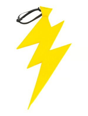 Kostümzubehör Krawatte Blitz gelb