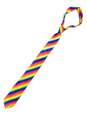 Kostümzubehör Krawatte Regenbogen Farbe: rainbow