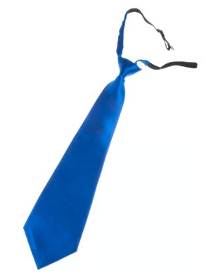 Kostümzubehör Krawatte Satin blau