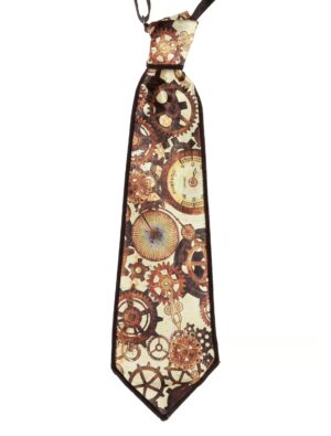 Kostümzubehör Krawatte Steampunk Farbe: braun