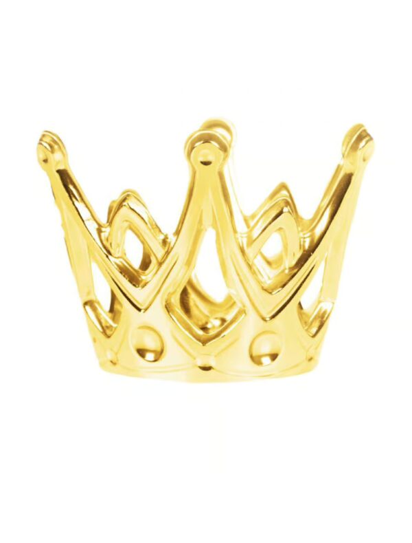 Kostümzubehör Krone Prinzessin gold mit Band