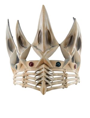 Kostümzubehör Krone Vogelschnäbel beige