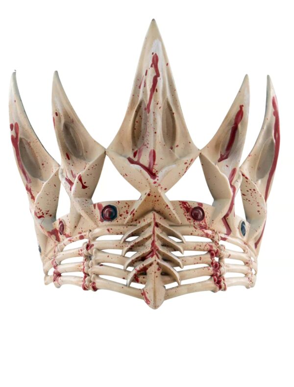 Kostümzubehör Krone Vogelschnäbel beige/rot