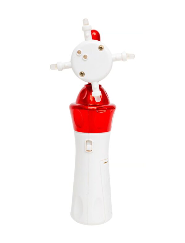 Kostümzubehör LED Blink Wirbler Orbit rot/weiß