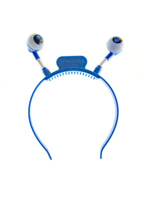 Kostümzubehör LED Haarreif Monster blau