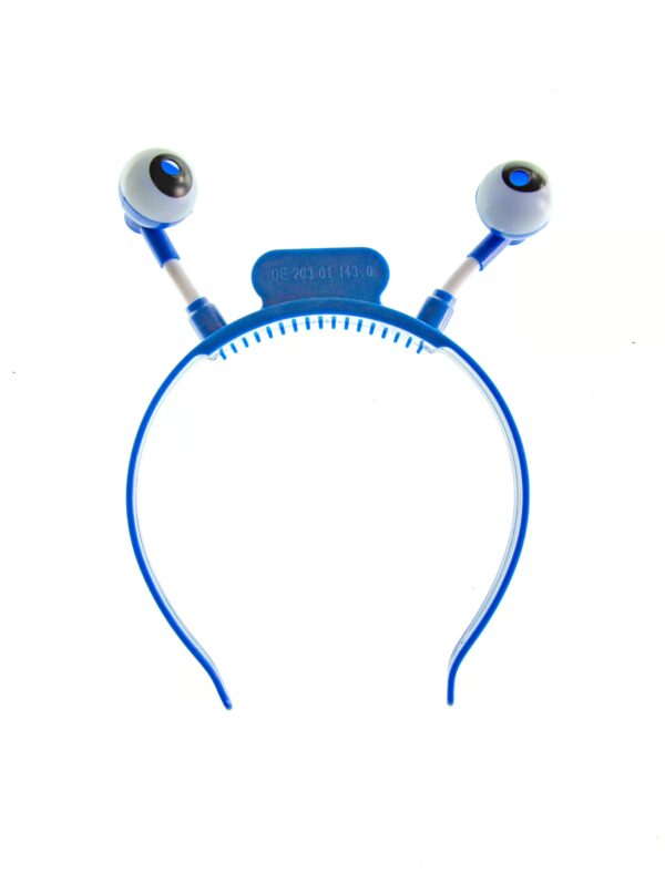 Kostümzubehör LED Haarreif Monster blau