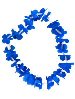 Kostümzubehör LED Hawaiikette blau