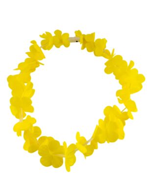 Kostümzubehör LED Hawaiikette gelb