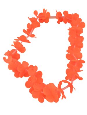 Kostümzubehör LED Hawaiikette orange