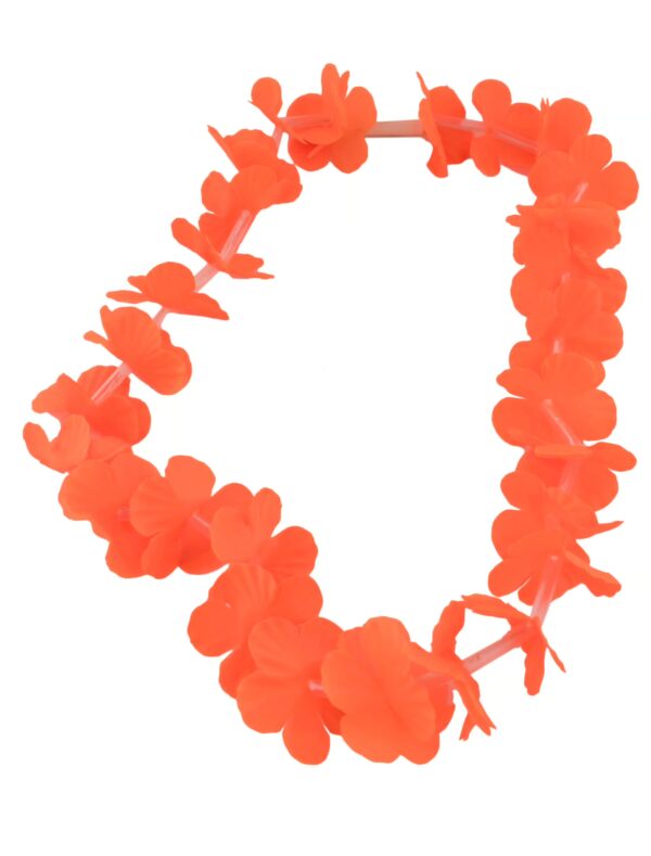 Kostümzubehör LED Hawaiikette orange
