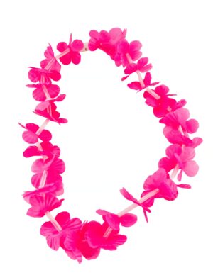 Kostümzubehör LED Hawaiikette pink