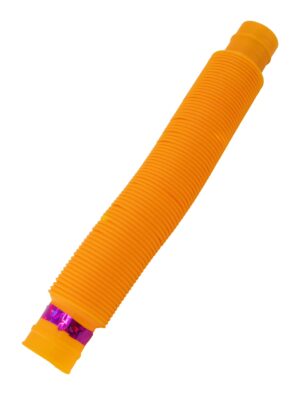 Kostümzubehör LED Röhre ausziehbar orange