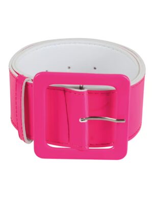 Kostümzubehör Lackgürtel pink