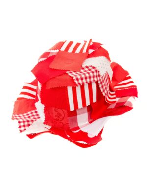 Kostümzubehör Lappenhut rot/weiß 57