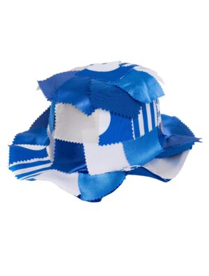 Kostümzubehör Lappenhut weiß/blau 59