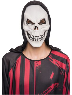 Kostümzubehör Latexmaske Der Tod schwarz/weiß