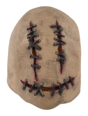Kostümzubehör Latexmaske Nähte beige