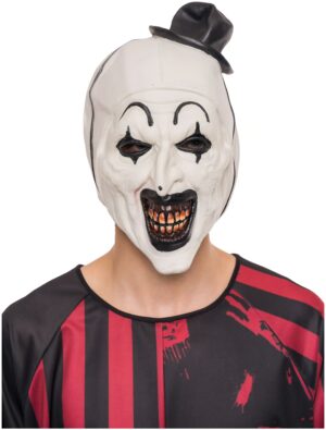 Kostümzubehör Latexmaske Terrifier schwarz/weiß