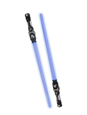 Kostümzubehör Lichtschwert mit Sound 68cm Kinder blau
