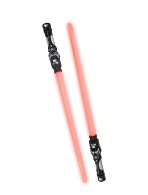 Kostümzubehör Lichtschwert mit Sound 68cm Kinder rot