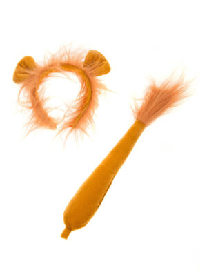 Kostümzubehör Löwen-Set 2-tlg. Farbe: braun