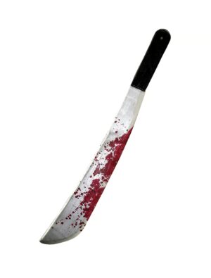 Kostümzubehör Machete Jason Voorhees grau/rot