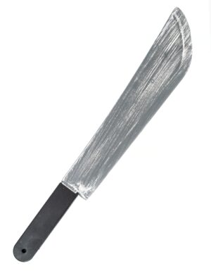 Kostümzubehör Machete silber 53cm