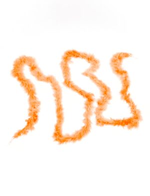 Kostümzubehör Marabu Boa 2m orange