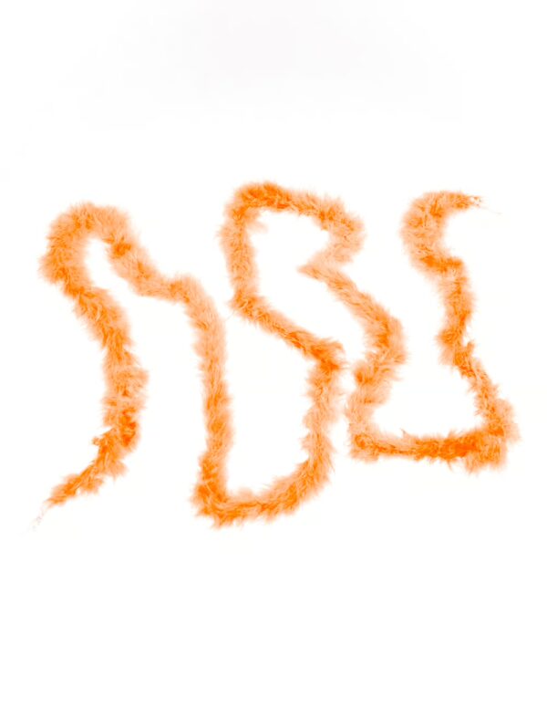 Kostümzubehör Marabu Boa 2m orange