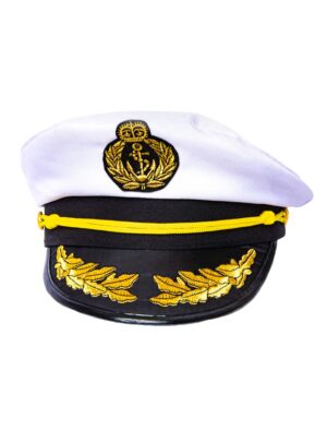 Kostümzubehör Marinemütze weiß 59
