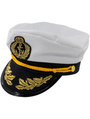 Kostümzubehör Marinemütze weiß 57