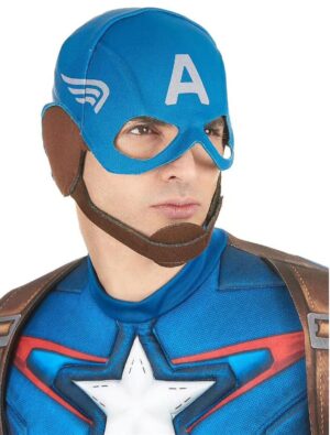 Kostümzubehör Maske Captain America blau one size