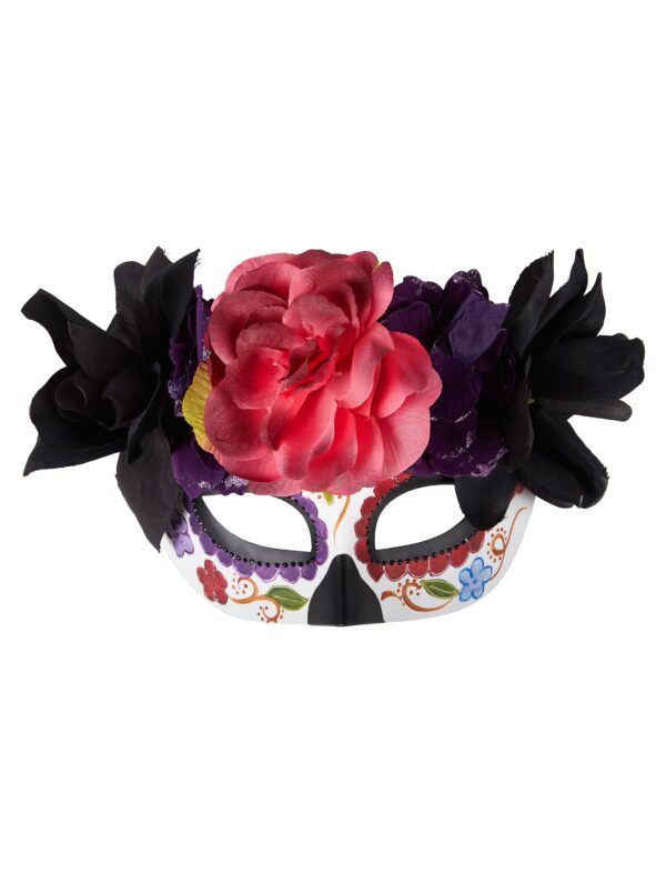 Kostümzubehör Maske Dia de los Muertos lila