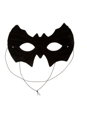 Kostümzubehör Maske Fledermaus einfach schwarz