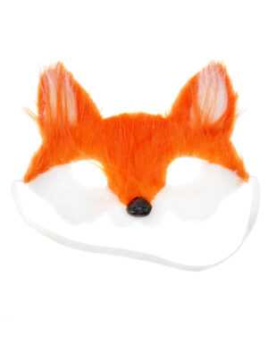 Kostümzubehör Maske Fuchs Farbe: weiß/braun