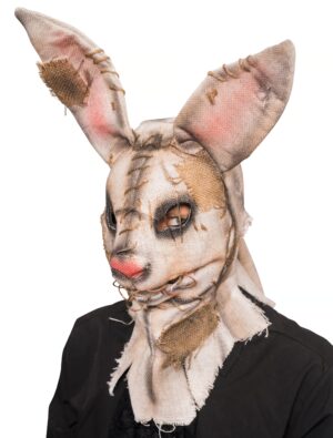 Kostümzubehör Maske Hase Farbe: beige