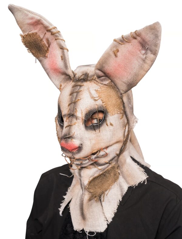 Kostümzubehör Maske Hase Farbe: beige