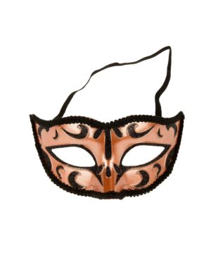 Kostümzubehör Maske Muster braun