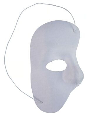 Kostümzubehör Maske Phantom weiß