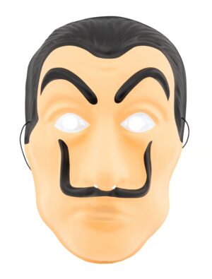 Kostümzubehör Maske Salvador deluxe Farbe: schwarz/beige