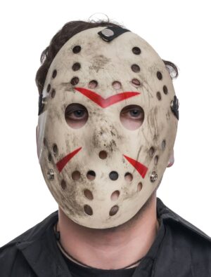 Kostümzubehör Maske Serienkiller Farbe: weiß