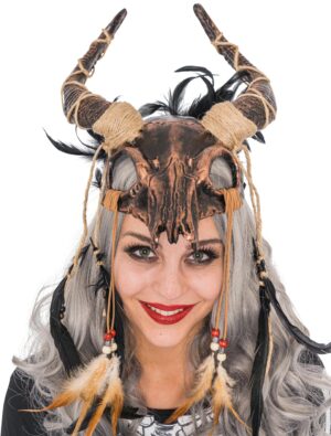 Kostümzubehör Maske Steampunk Ochse kupfer