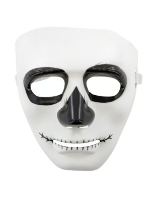 Kostümzubehör Maske Tag der Toten weiß