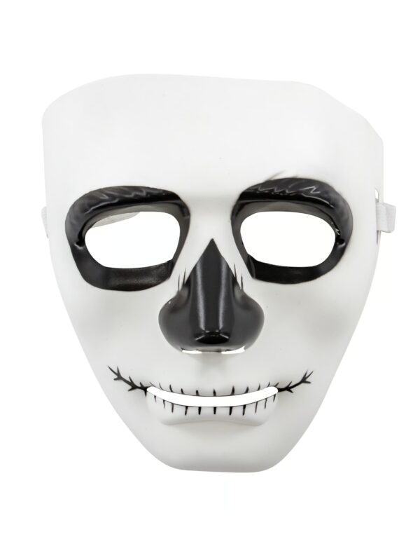 Kostümzubehör Maske Tag der Toten weiß